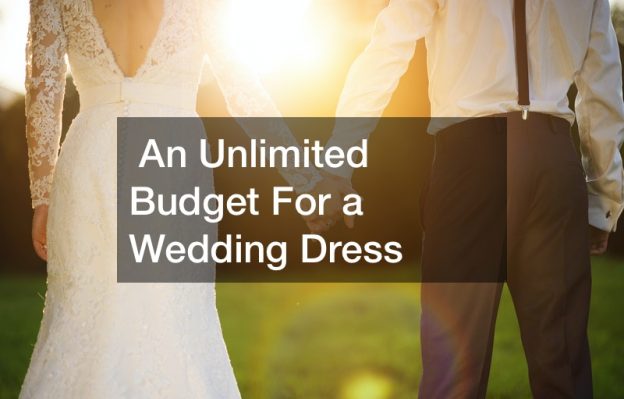 An Unlimited Budget For a Wedding Dress