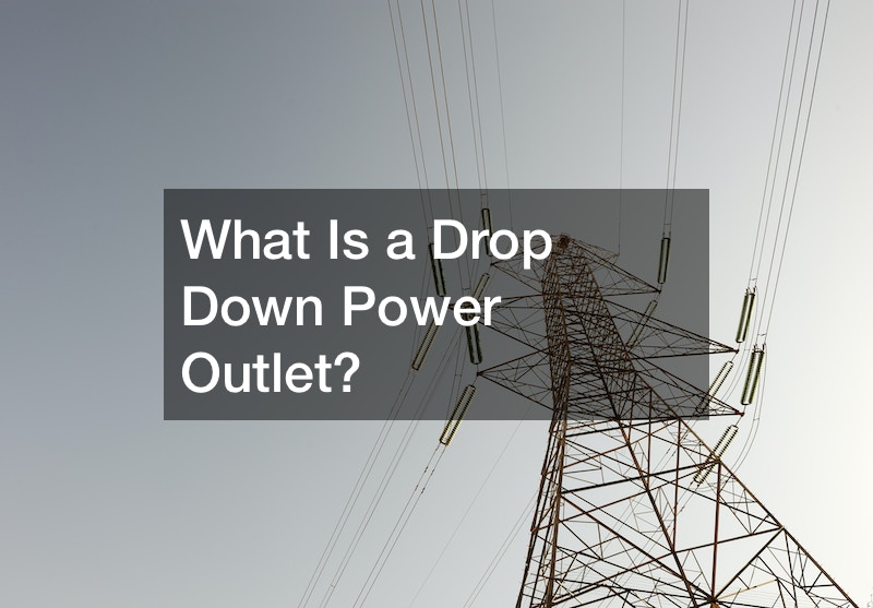 What Is a Drop Down Power Outlet?