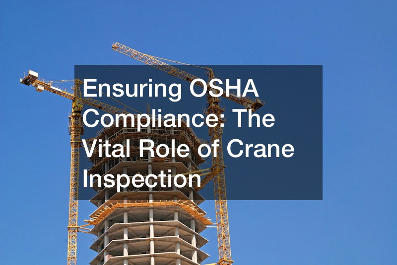 Ensuring OSHA Compliance  The Vital Role of Crane Inspection